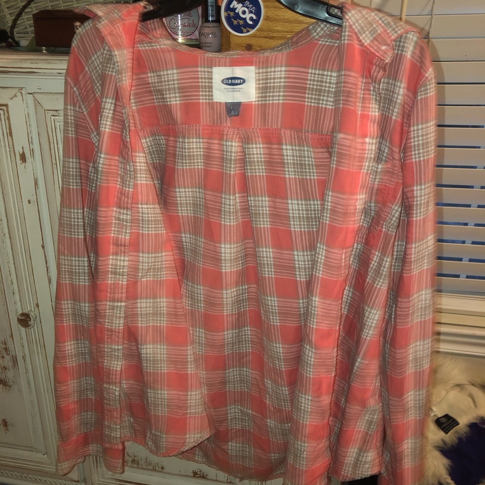 Pink Old Navy Flannel